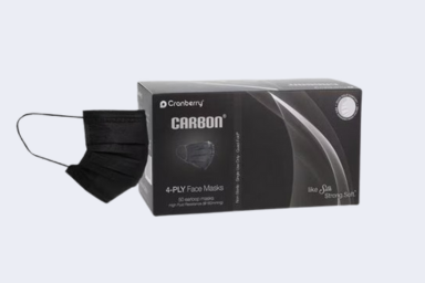 Carbon Surgical Mask ASTM Level 3 Black
